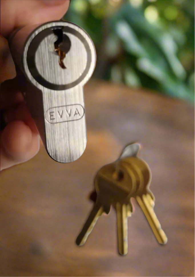 EVVA euro cylinder 5 pin bump key