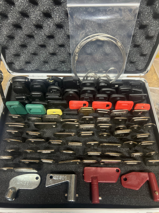 Heavy plant machinery master set 92 keys !