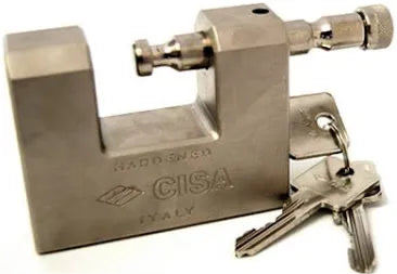 CISA padlock bump keys (pair)