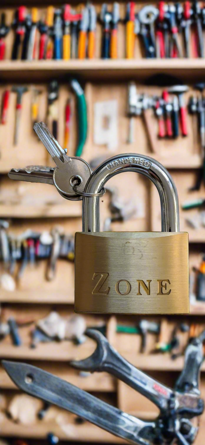 Zone padlock bump key