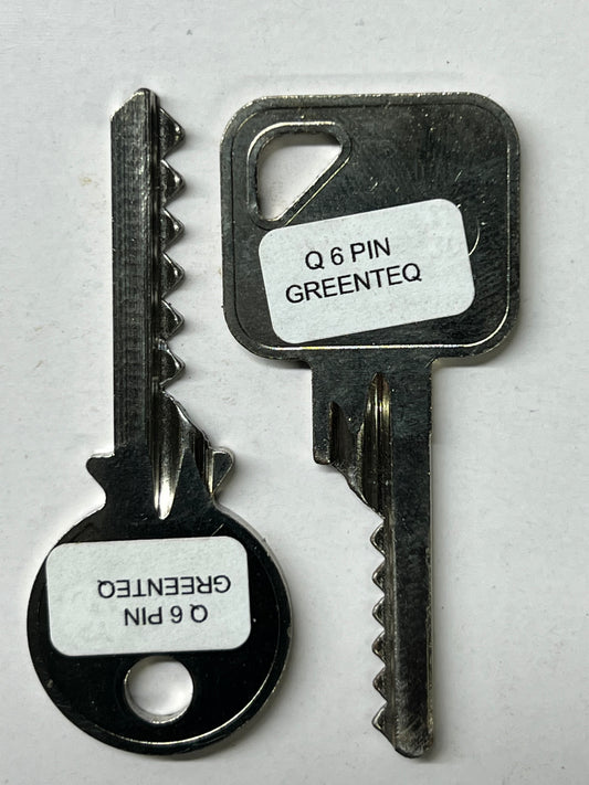 Q GreenteQ bump keys pair