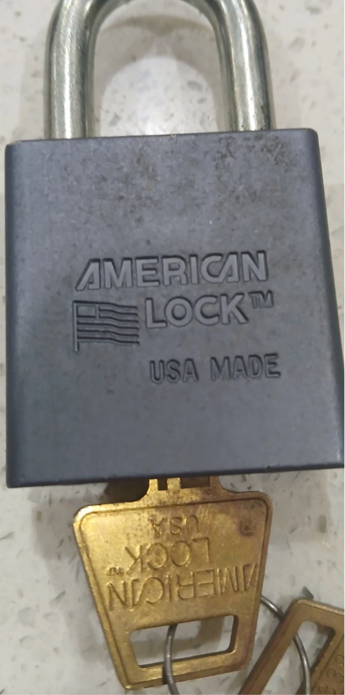 AMERICAN padlock bump key.