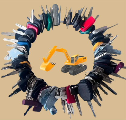 Heavy plant machinery master set 92 keys !