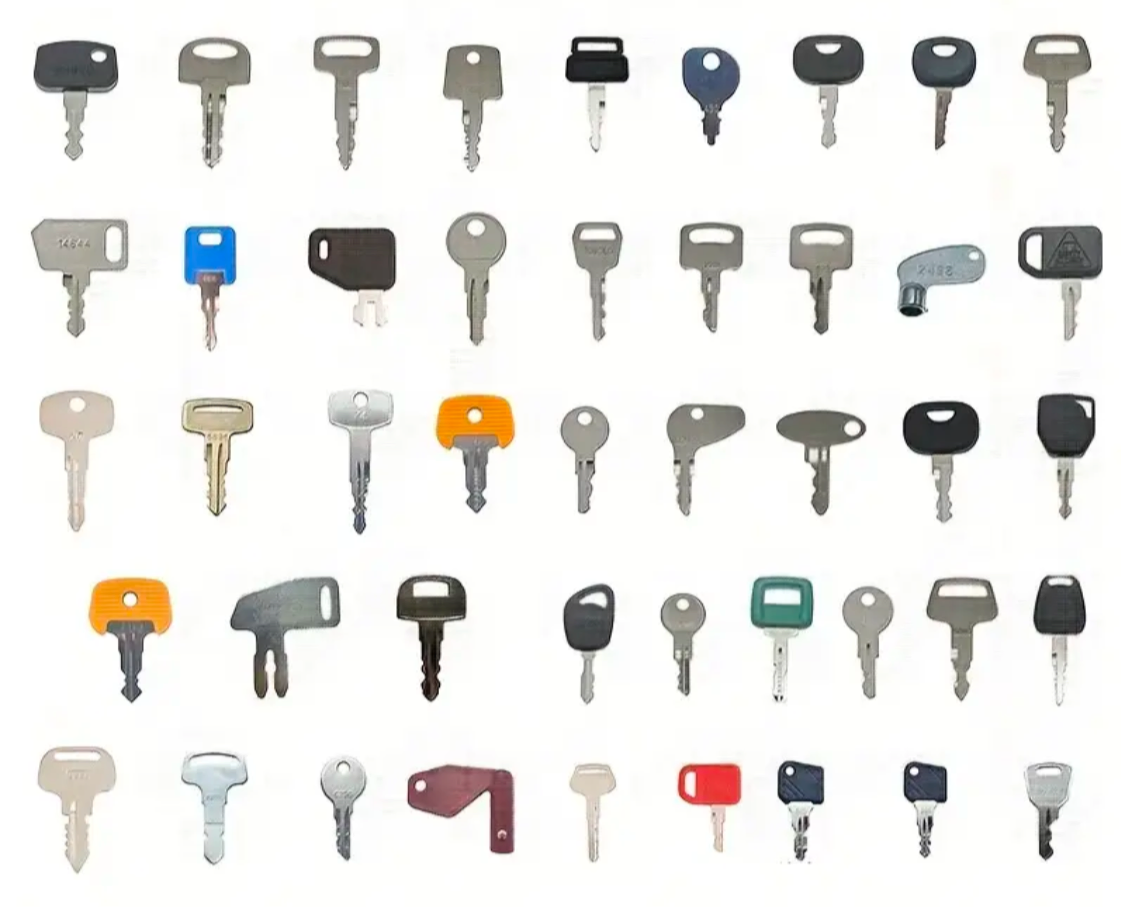 Heavy plant machinery master set 92 keys !