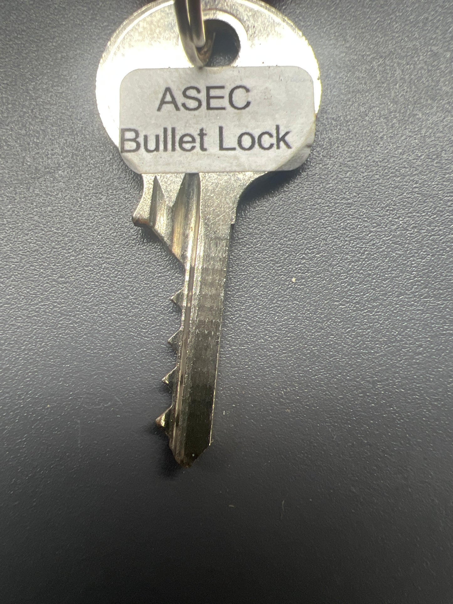 ASEC bullet lock bump key.
