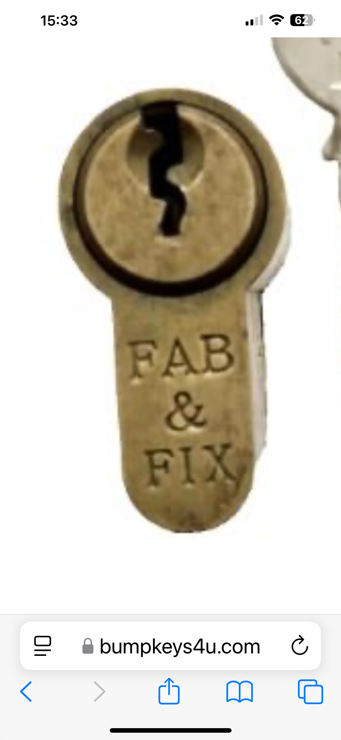 Fab & fix 6 pin bump key