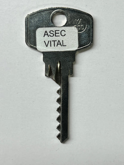 Asec Vital 6 pin bump key