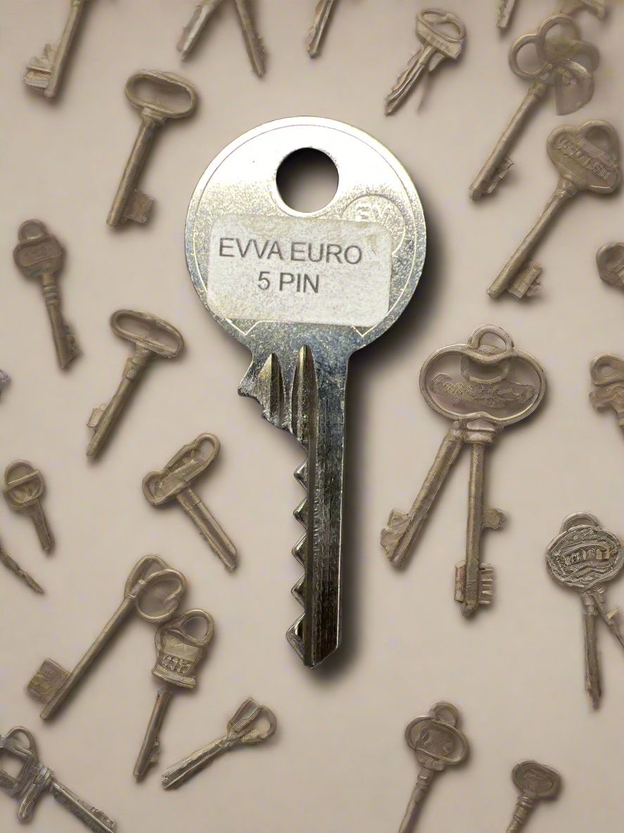 EVVA euro cylinder       5 pin bump key
