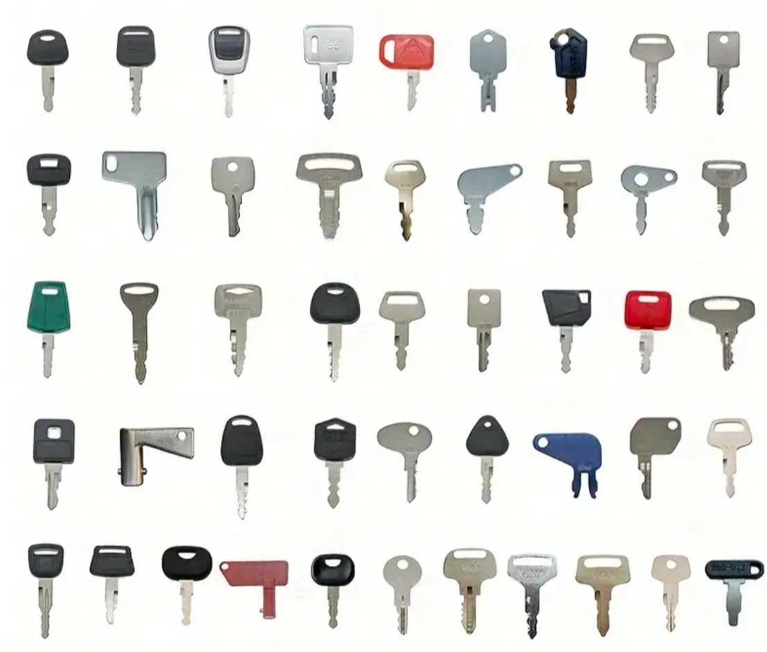 Heavy plant machinery master set 92 keys !