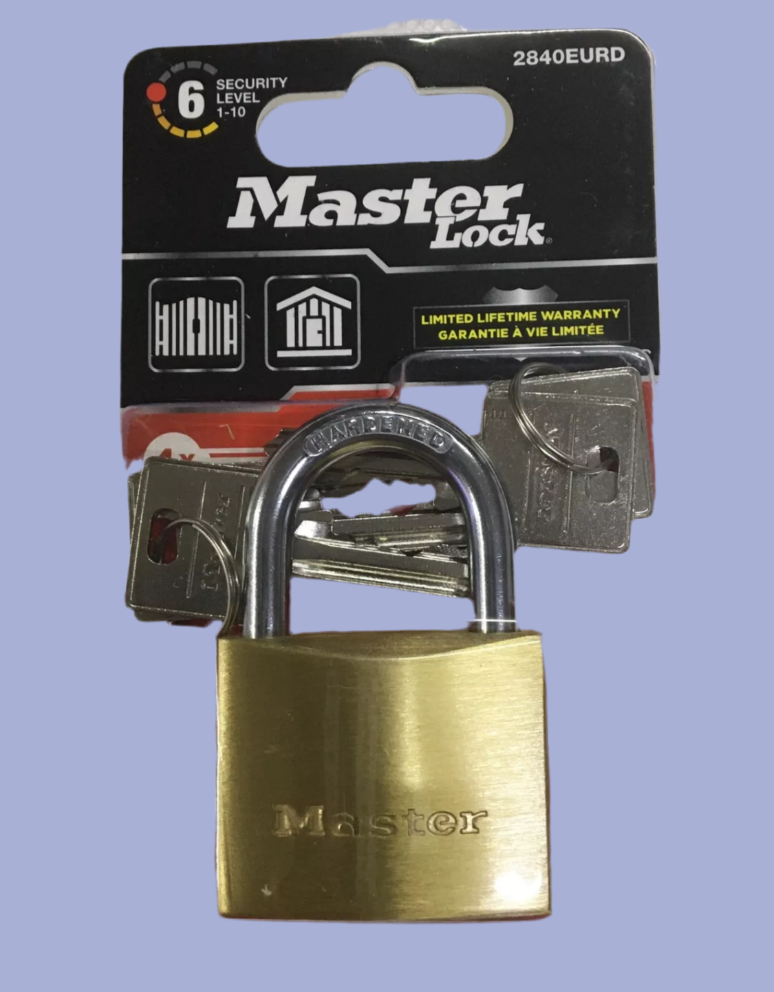 Master padlock bump key