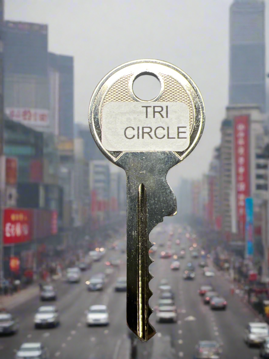 TRI circle 6 pin bump key