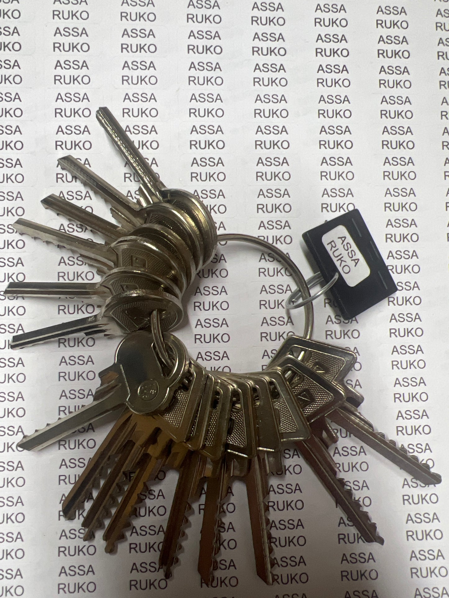 ASSA/RUKO set of bump keys x15