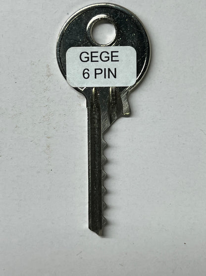 GeGe 6 pin bump key