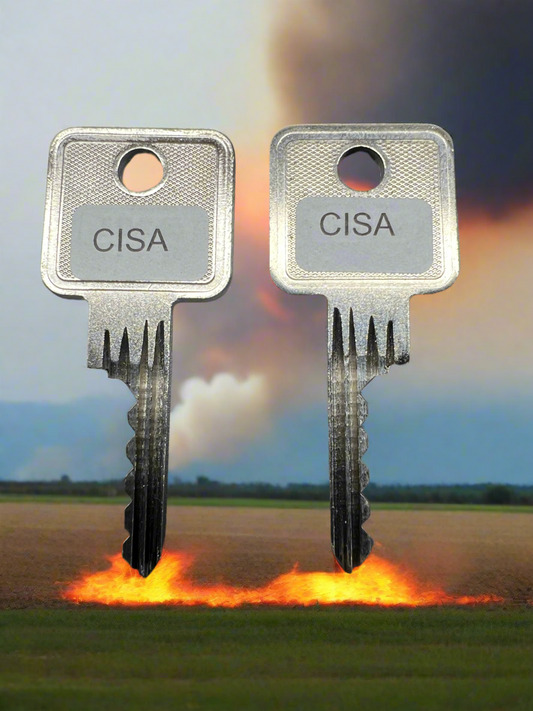 CISA padlock bump keys (pair)