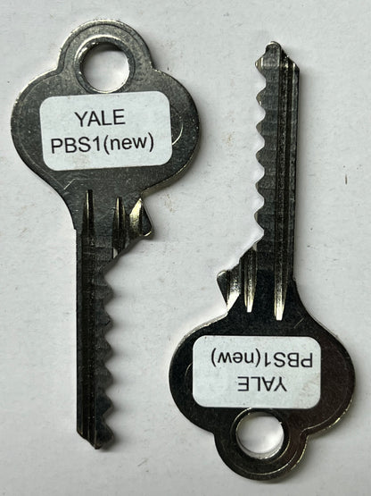 Yale PBS1 new bump keys pair.