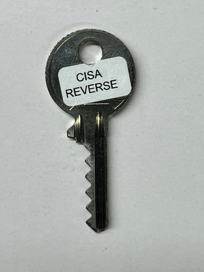 CISA 5 pin reverse profile bump key