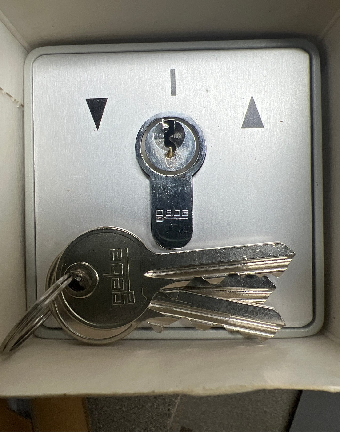 Geba key switch set of 3 bump keys.