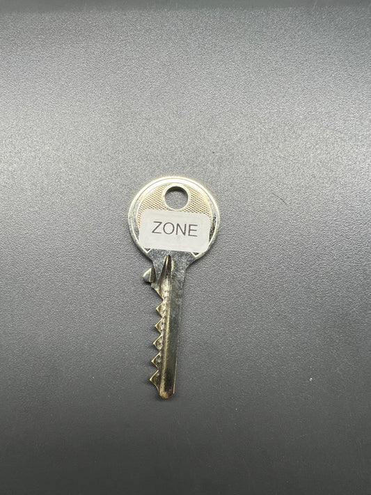 Zone padlock bump key